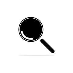 Magnifying glass icon. Vector concept illustration for design.
