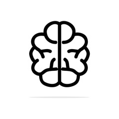 brain icon. Vector concept illustration for design.