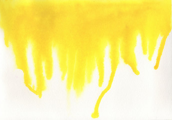 yellow Abstract watercolor painted by me .Nice background for your projects. Made myself.
