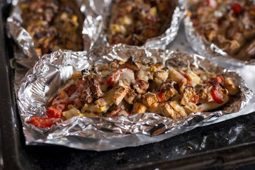 roasted baked eggplants