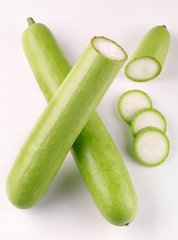 DUDHI GOURD ON WHITE