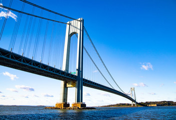Verrazano bridge in Brooklyn USA