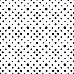 Dotted geometrical seamless pattern. Vector.