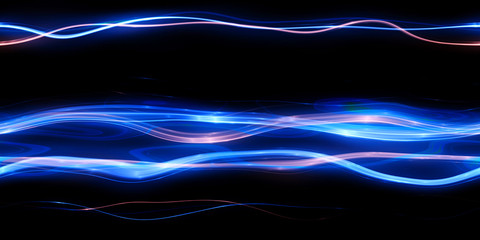 Closeup of colorful abstract light streaks/beam texture background (Tiles seamless, High-resolution 3D CG rendering illustration)