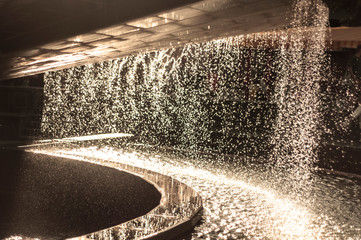 Fountain. Water splash