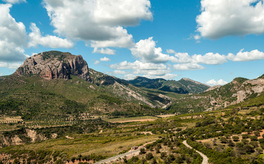 Mountains of the Pyrenees in Spain