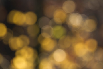 Świąteczny złoty bokeh © Michal45