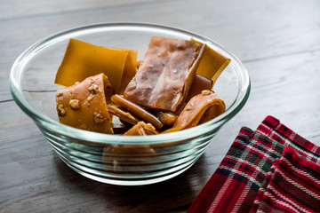 Turkish Pestil / Dried Fruit Pulp with Sesame and Walnut / Churchkhela