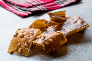 Turkish Pestil / Dried Fruit Pulp with Sesame and Walnut / Churchkhela