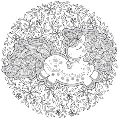 Unicorn magical animal.