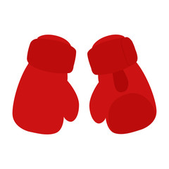 Boxing gloves. vector illustration. EPS 10. Sport.