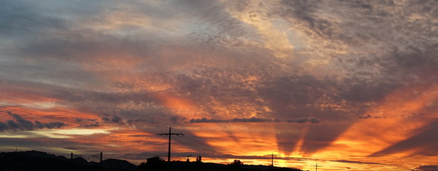 Sonnenuntergenang, Thun 