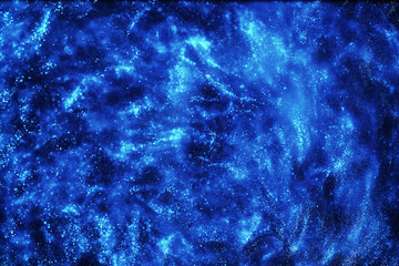 The universe in a distant galaxy with nebulae and stars