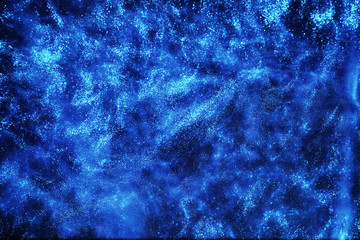 The universe in a distant galaxy with nebulae and stars