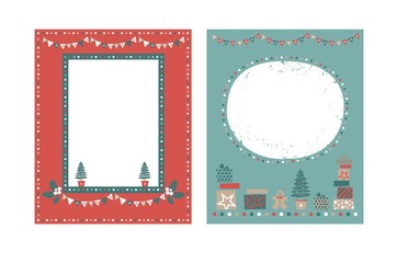 Christmas frames set