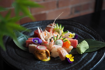 Beautiful Sashimi platter  - 232086770