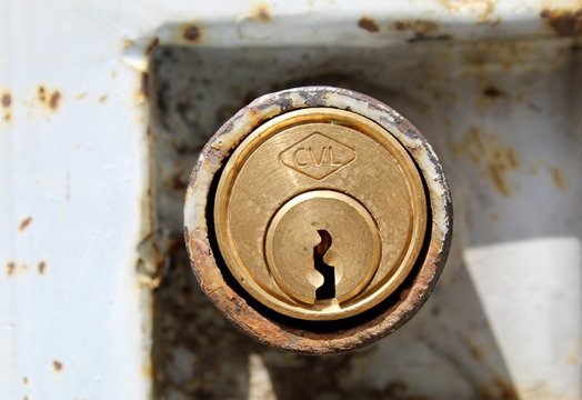rusty lock