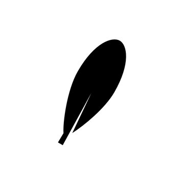 oblanceolate leaf glyph icon