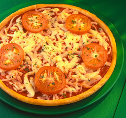 CHEESE AND TOMATO PIZZA