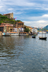 Fototapeta na wymiar Fishing town of Pasajes de San Juan (Pasai Donibane), Basque Country, Spain
