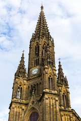 Fototapeta na wymiar Cathedral of the Good Shepherd, Donostia-San Sebastian, , Basque Country, Spain