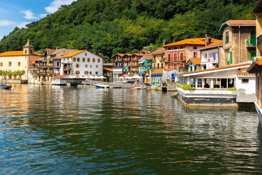 Fishing town of Pasajes de San Juan (Pasai Donibane), Basque Country, Spain