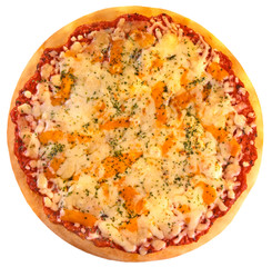 CHEESE AND TOMATO PIZZA CUT OUT