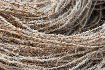 Handmade braided coconut rope