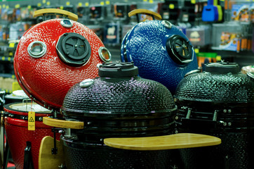 Outdoor Grills for sale in the store.
