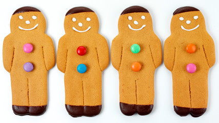 FOUR GINGERBREAD MEN