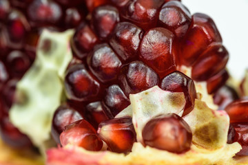 pomegranate close up