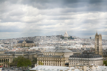 Obraz premium aerial view of paris
