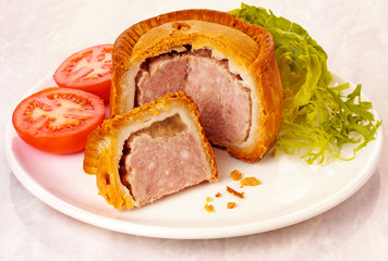 PORK PIE AND SALAD