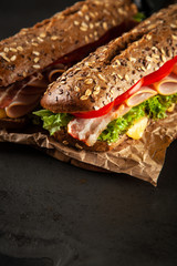 Classic BLT sandwiches