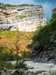 Verdon Schlucht im Herbst