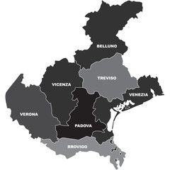 mappa veneto © mmmg