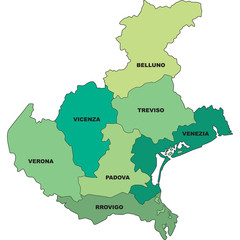 mappa veneto © mmmg
