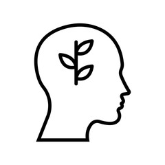 Psychology vector icon