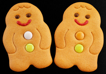 TWO GINGERBREAD MEN
