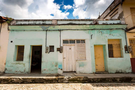 Fascade of a Cuban house