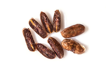 Fresh cocoa (cacao) beans