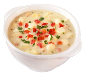 FISH CHOWDER SOUP CUT OUT