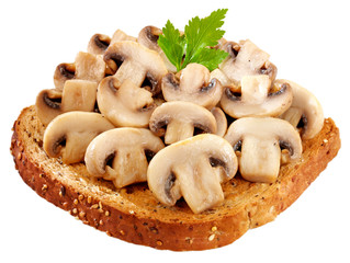 MUSHROOMS ON TOAST CUT OUT