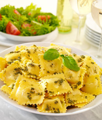 BOWL OF RAVIOLI PASTA