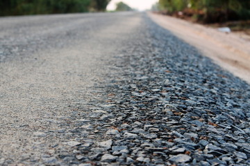 asphalt road and road