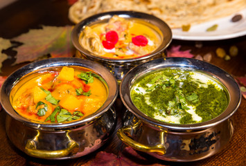 Indian Meal. Indian food