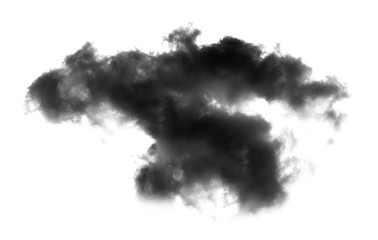 Cloud isolated on a white background