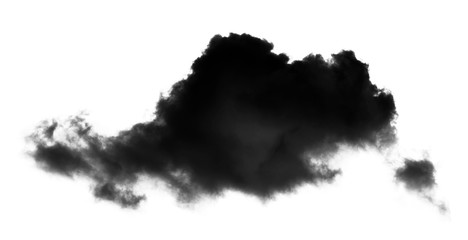 Cloud isolated on a white background