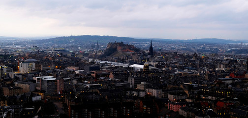 View over Edinburgh from Arthur's Seat