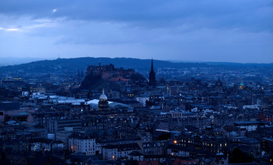 View over Edinburgh from Arthur's Seat